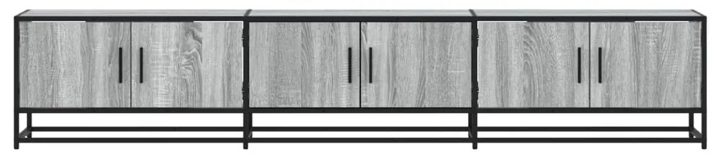 vidaXL Έπιπλο Τηλεόρασης Γκρι Sonoma 210x35x41 εκ. από Επεξεργ. Ξύλο