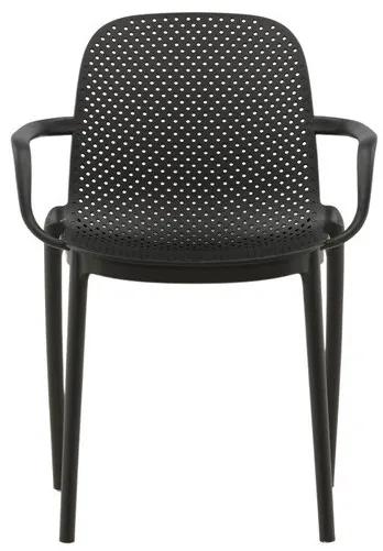 Καρέκλα Dallas 3289, Μαύρο, 82x44x54cm, 12 kg, Πλαστική ύλη, Μπράτσα | Epipla1.gr
