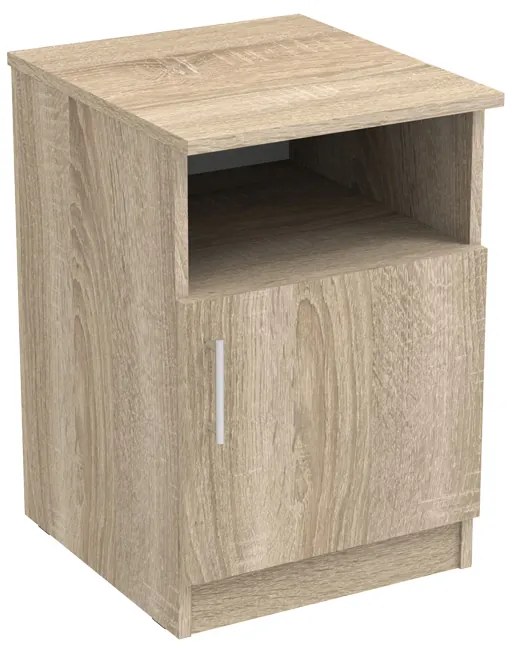 Κομοδίνο Galdi pakoworld σε sonoma απόχρωση 40x45x60εκ