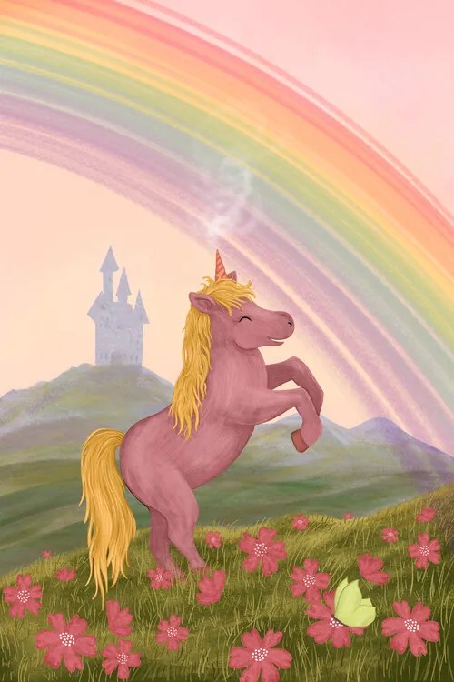 Εικονογράφηση Rainbow Unicorn, EMELIEmaria