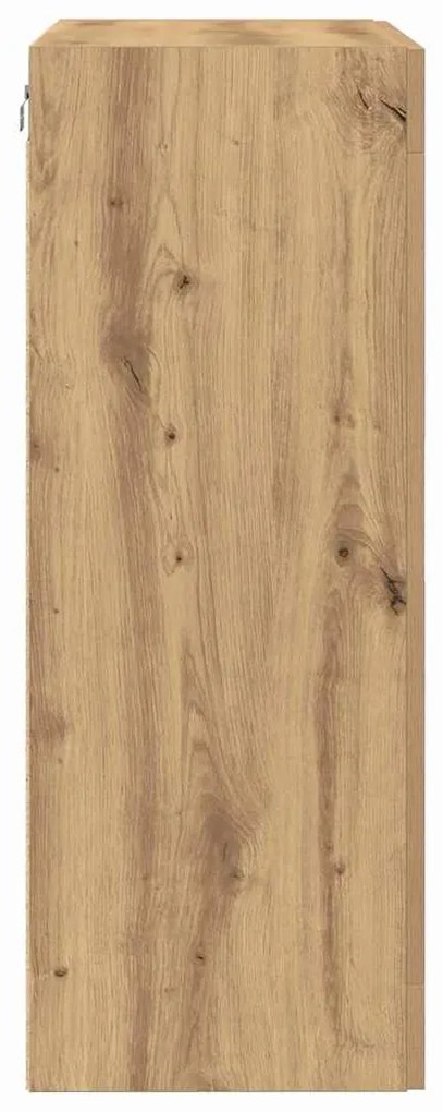 vidaXL Ντουλάπα τοίχου Επιτοίχιο artisan δρυς 69.5 x 34 x 90 εκ.