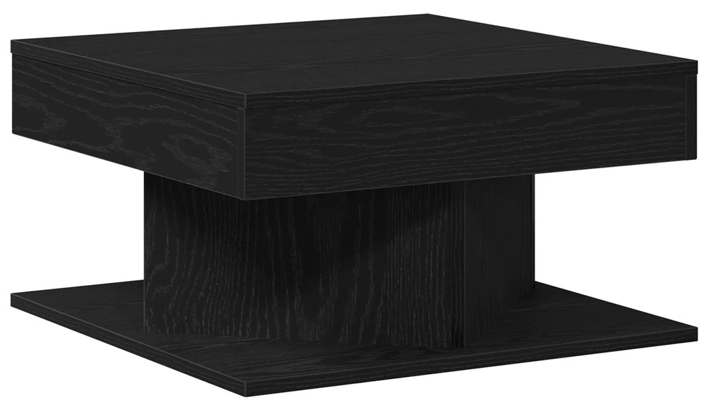 vidaXL Τραπεζάκι σαλονιού Μαύρο Δρυς 57x57x30 εκ. Φτιαγμένο από ξύλο