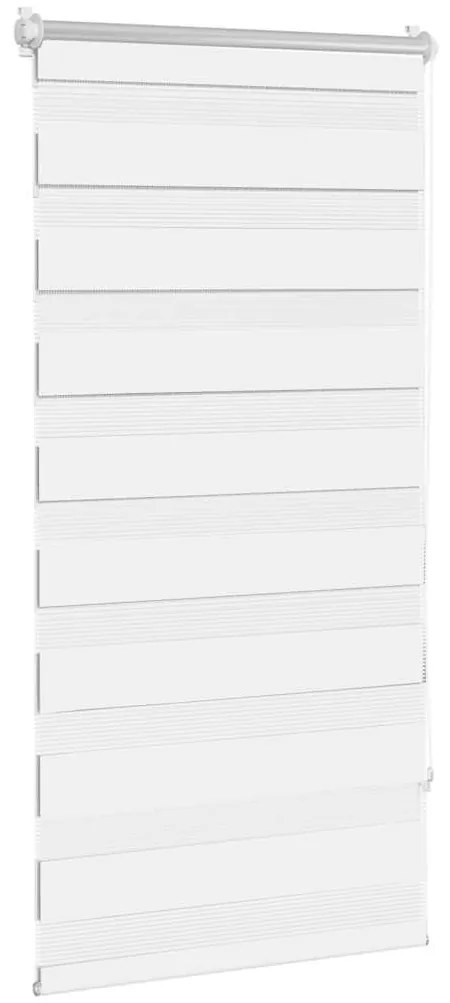 vidaXL Ρόλερ Zebra Λευκό 60 x 120cm