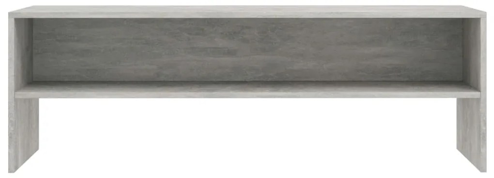 vidaXL Έπιπλο Τηλεόρασης Γκρι Σκυροδέματος 120x40x40 εκ. Επεξ. Ξύλο