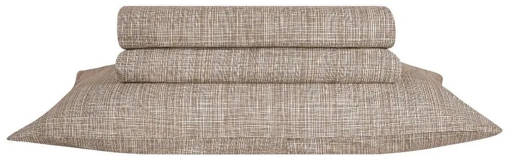 Σεντόνι Colton 13 Beige Kentia Μονό 160x270cm 100% Βαμβάκι