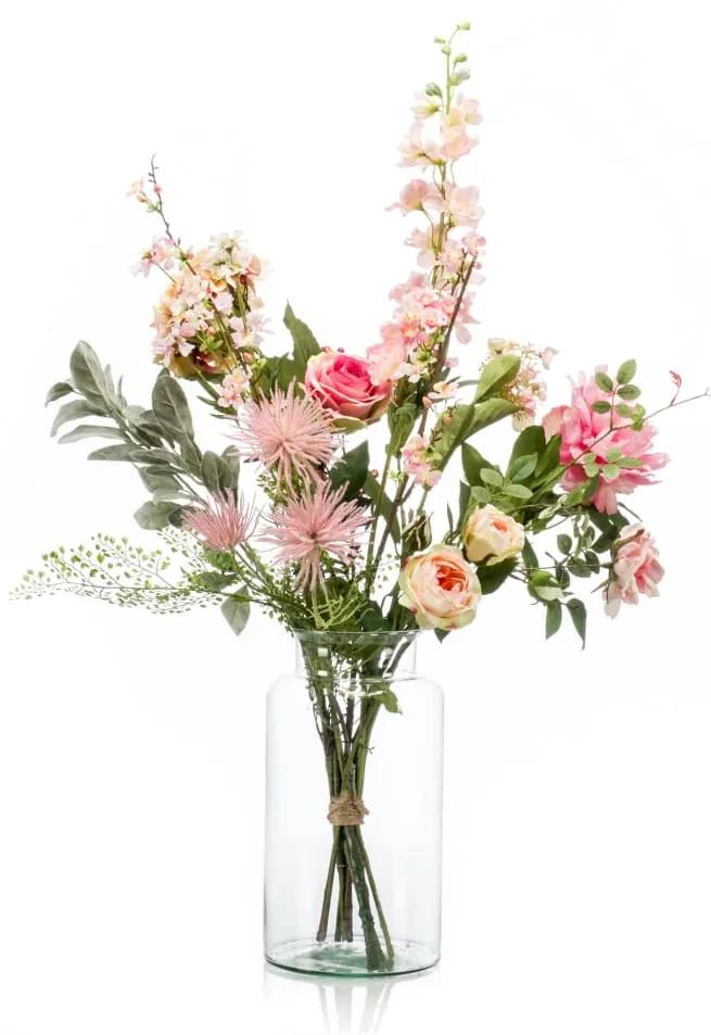 Emerald Μπουκέτο Λουλουδιών Τεχνητό Pretty Pink XL