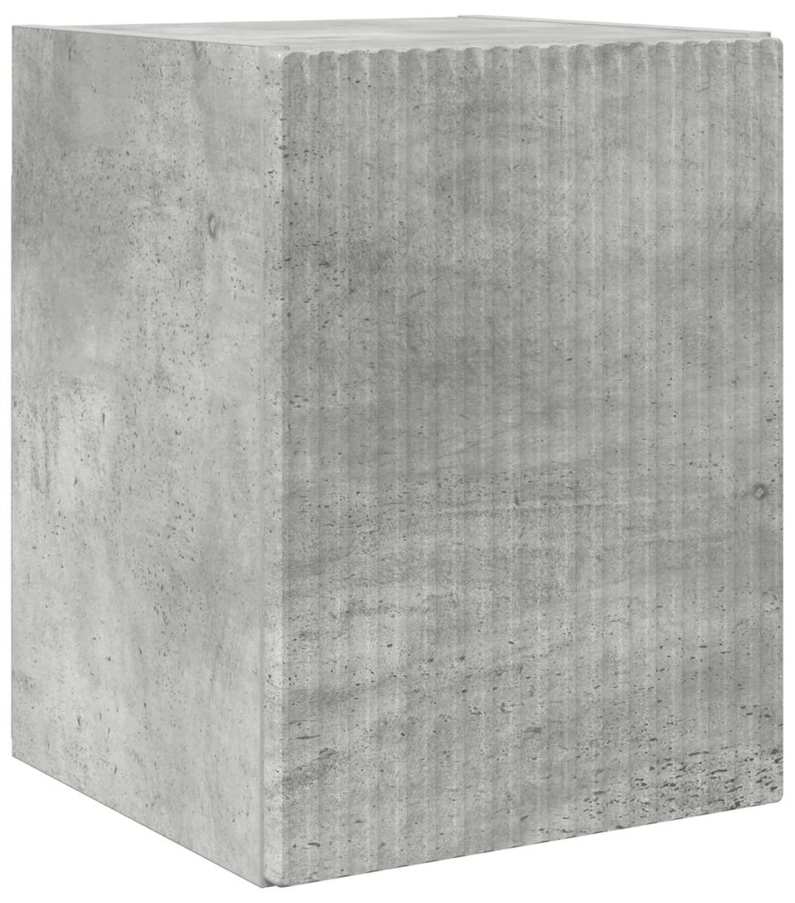 vidaXL Σετ επίπλου τηλεόρασης 4 pcs Σκυρόδεμα Γκρι Επεξεργασμένο ξύλο