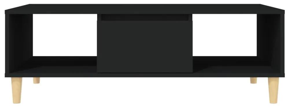 Τραπεζάκι Σαλονιού Μαύρο 103,5 x 60 x 35 εκ. από Μοριοσανίδα - Μαύρο