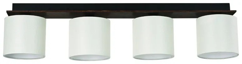 Arkolight Μοντέρνο Φωτιστικό Οροφής Τετράφωτο Μ90xY20cm Καφέ-Μπεζ 3420-2/4