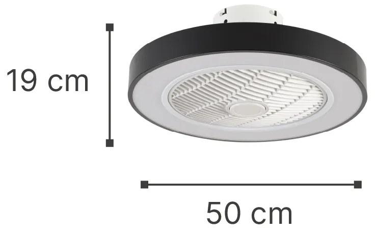 it-Lighting Chilko 36W 3CCT LED Fan Light in White Color (101000310)