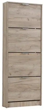 ΠΑΠΟΥΤΣΟΘΗΚΗ Base 14 GREY OAK 58x18x155,5εκ 11008511