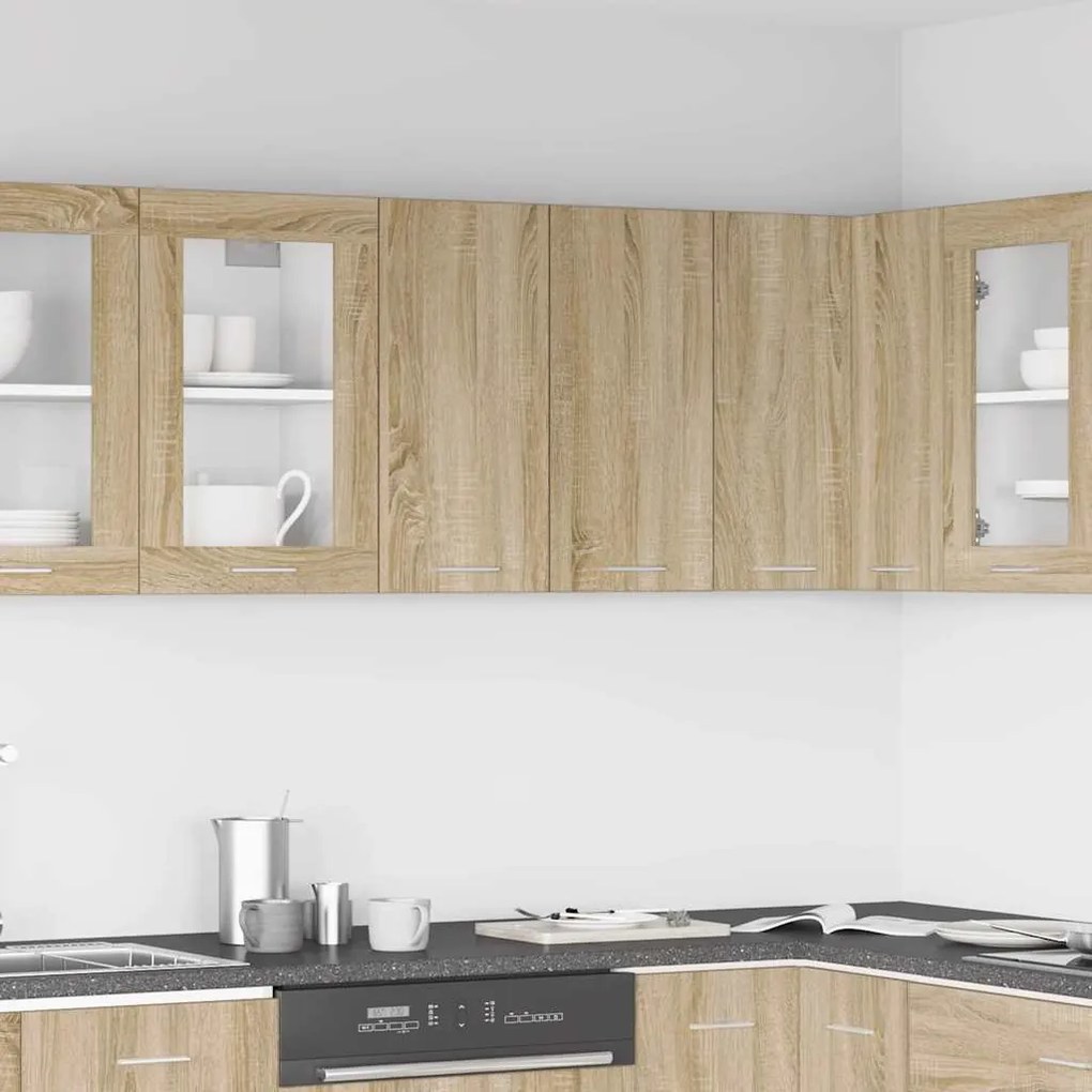 vidaXL Ντουλάπι Κρεμαστό Lyon Sonoma Δρυς 60 x 31 x 60εκ. από