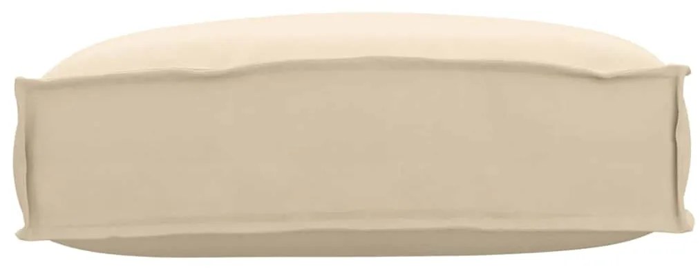 vidaXL Μαξιλάρι παλέτας για πλάτη Μπεζ 50 x 40 x 12 cm Ύφασμα Oxford