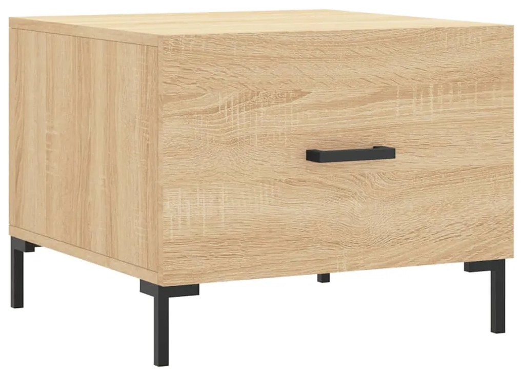vidaXL Τραπεζάκια Σαλονιού 2 τεμ Sonoma Δρυς 50x50x40 εκ Επεξ. Ξύλο