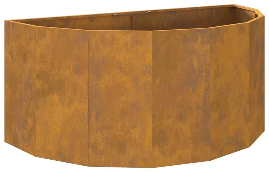 vidaXL Γλάστρα Σκ rusty 120 x 60 x 50 εκ. Ατσάλι Σκληρυθέν στον Αέρα