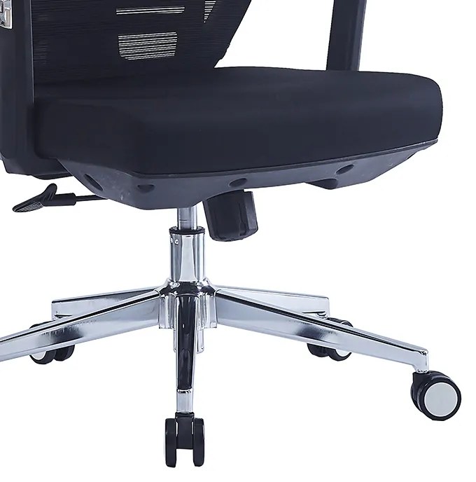 Καρέκλα γραφείου διευθυντή Commend pakoworld ύφασμα mesh μαύρο