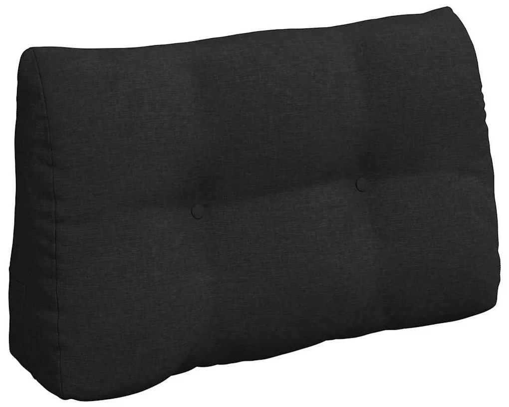 vidaXL Μαξιλάρι Πλάτης Μαύρο 80 x 24 x 50 εκ ύφασμα