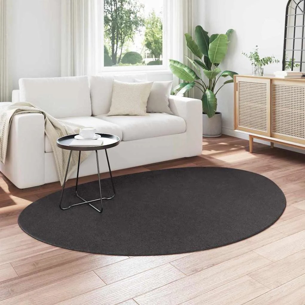 vidaXL Χαλί Ανθρακί 140 x 200 cm Πολυεστέρας