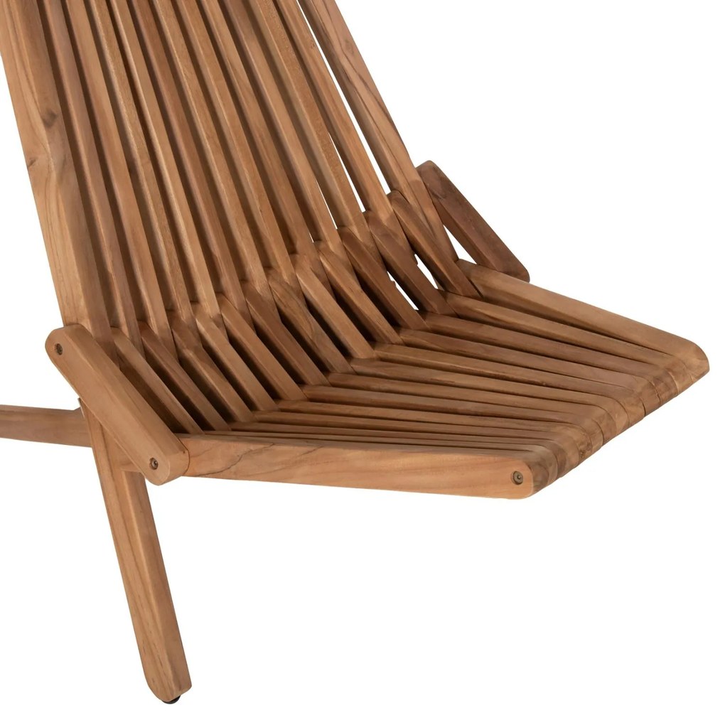 Καρέκλα - Πολυθρόνα CAMY C5962 Πτυσσόμενη με Ξύλο TEAK Φυσικό 54x90x91Yεκ. 54x90x91 εκ.