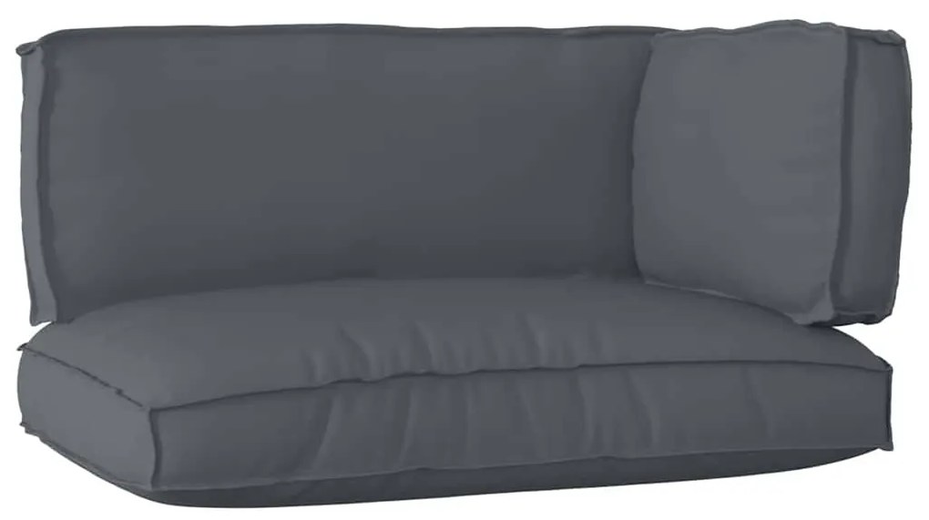 vidaXL Σετ Μαξιλαριών Πάγου 3 pcs Ανθρακί Ύφασμα Oxford