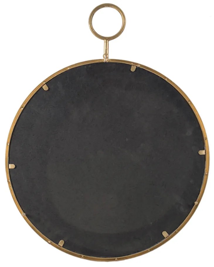 Artekko Mirror Καθρέπτης Τοίχου Μέταλλο Γυαλί Χρυσό (57x4.5x72)cm