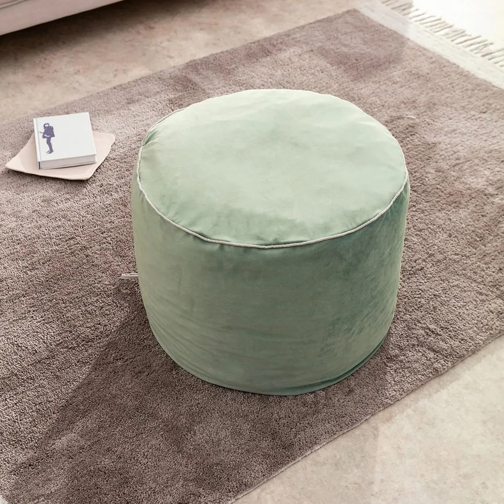 ΠΟΥΦ 40X50X50cm GOFIS HOME - WINTER JADE GREEN 711/49