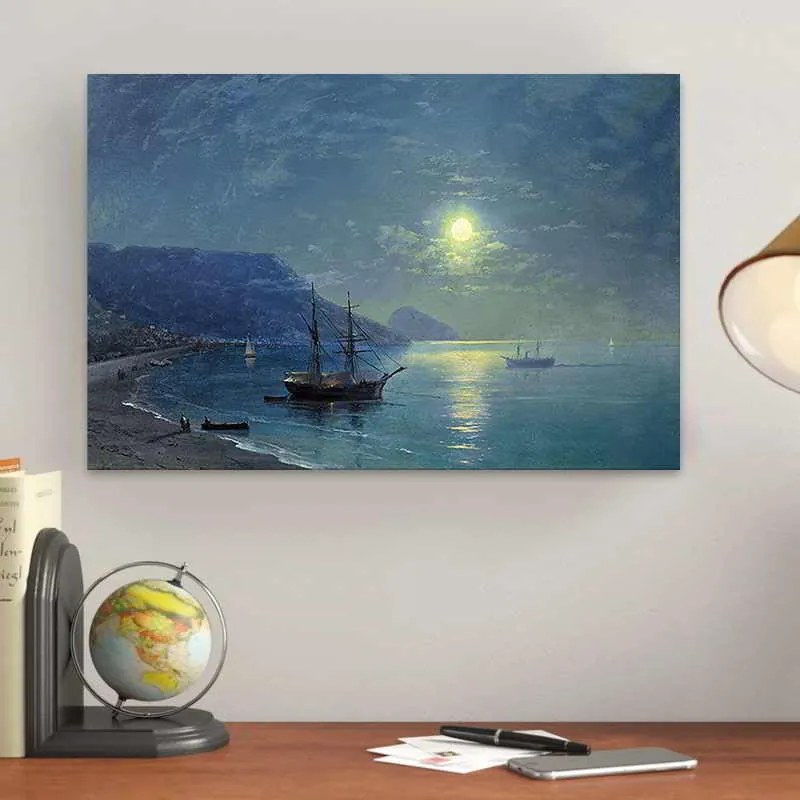 Πίνακας σε καμβά Night in the Crimea" Megapap ψηφιακής εκτύπωσης 60x40x3εκ."