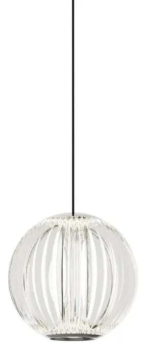 Φωτιστικό Οροφής Κρεμαστό Diamond 343457 3000K 470lm 11x230cm Clear Ideal Lux