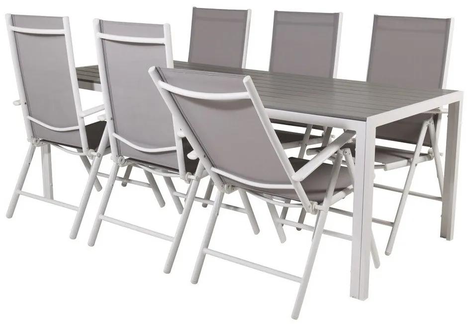 Σετ Τραπέζι και καρέκλες Dallas 2324, Polyξύλο, Ύφασμα, Μέταλλο | Epipla1.gr