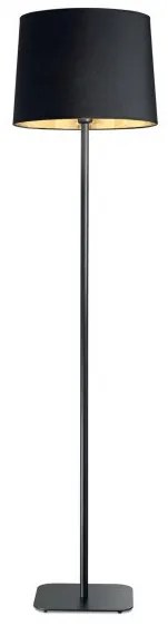 Φωτιστικό δαπέδου Nordik μαύρο με χρυσό Ideal Lux-161716-Μαύρο-Χρυσό 161716