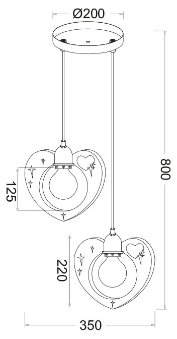 ΠΑΙΔΙΚΟ ΚΑΡΔΟΥΛΑ ΠΟΛΥΧΡΩΜΗ LOVE - MD70832 - MD70832