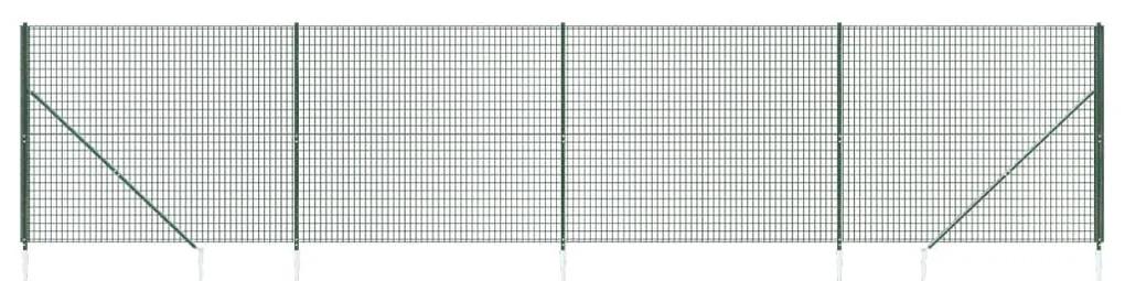 Συρματόπλεγμα Περίφραξης Πράσινο 1,6 x 10 μ. με Καρφωτές Βάσεις - Πράσινο