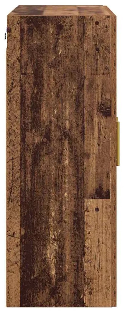 vidaXL Επιτοίχιο ντουλάπι Παλιό Ξύλο 69,5 x 34 x 90 εκ.