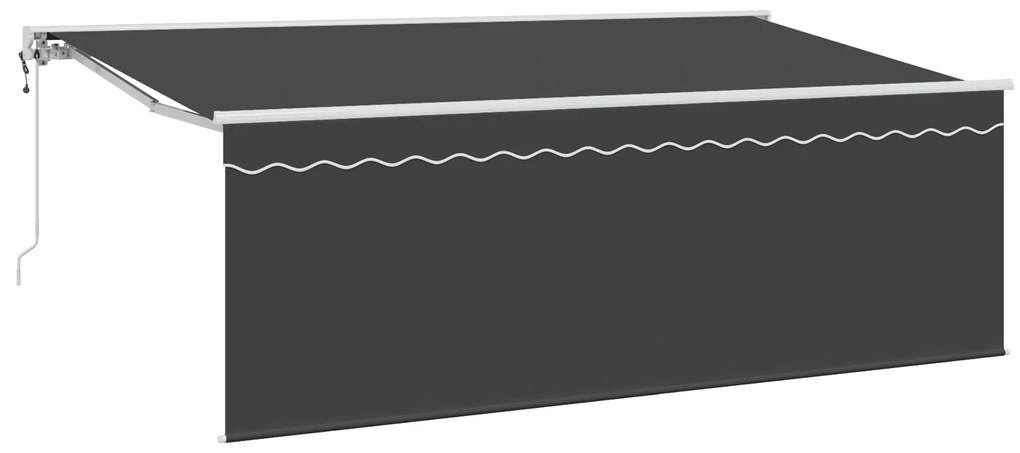 vidaXL Σκηνίτσα Αναδιπλούμενη Ανθρακί 400 x 200 cm ύφασμα