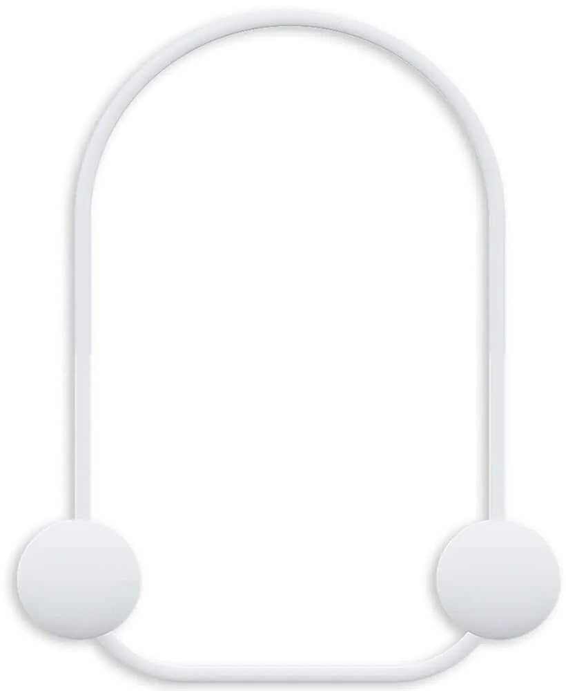 Κρεμάστρα Τοίχου 2 Θέσεων Frog 494PYT1157 25x7x33cm White Wallity Μέταλλο
