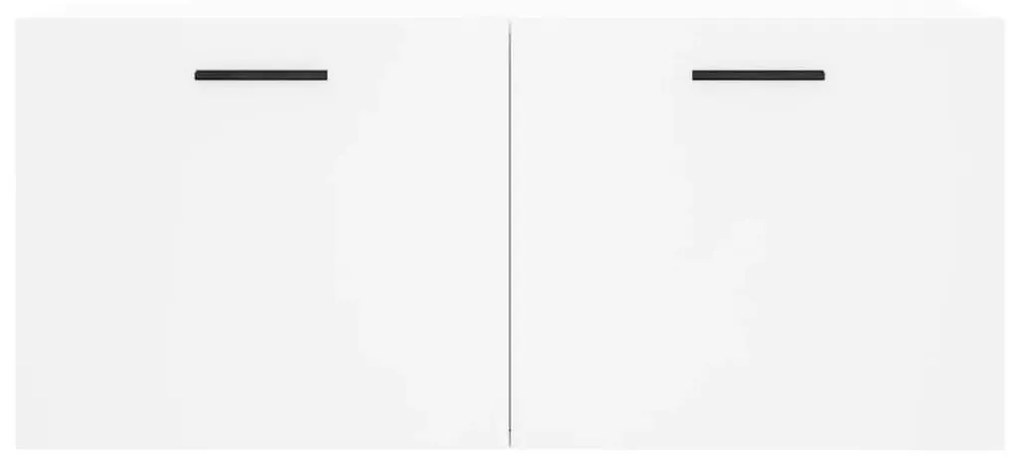 Ντουλάπι Τοίχου Λευκό 80 x 36,5 x 35 εκ. από Επεξεργασμένο Ξύλο - Λευκό