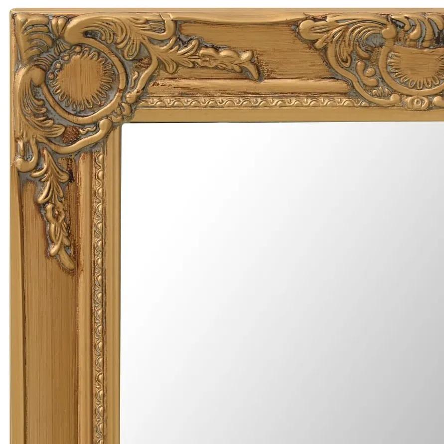 Καθρέφτης Τοίχου με Μπαρόκ Στιλ Χρυσός 60 x 40 εκ. - Χρυσό