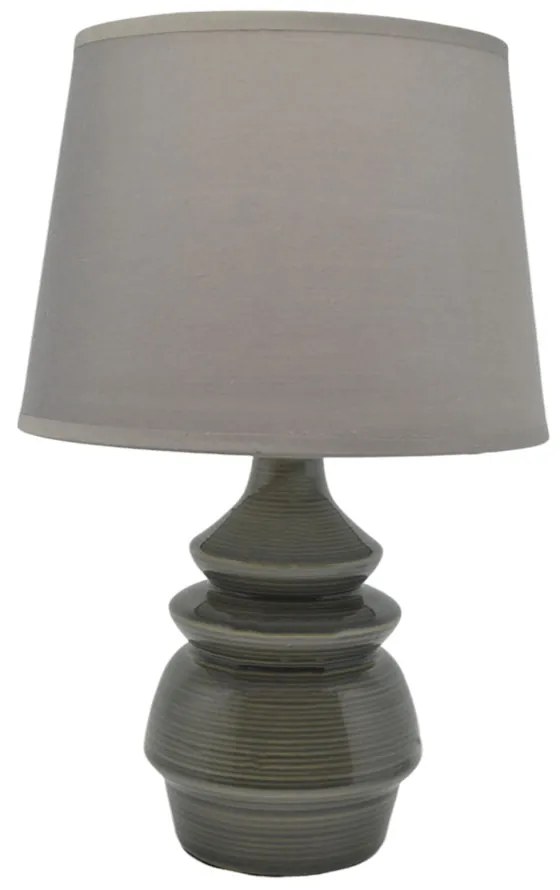 Πορτατίφ Με Καπέλο Ε14/40W Γκρι Κεραμικό 22x9x34cm ANKOR