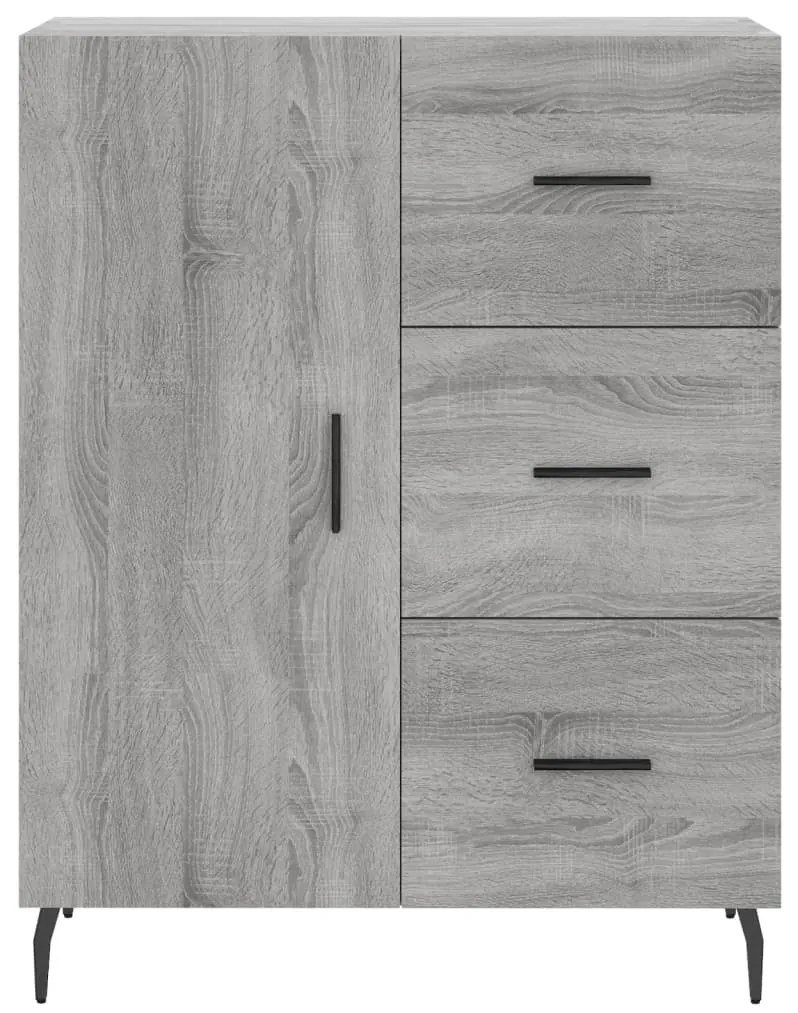 vidaXL Ντουλάπι Γκρι Sonoma 69,5 x 34 x 90 εκ. από Επεξεργασμένο Ξύλο