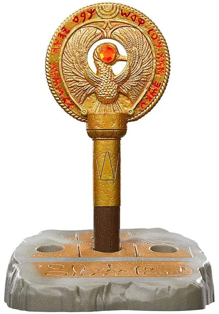 Ρεπλίκα F8033 Indiana Jones Raiders Of The Lost Ark Staff Of Ra Headpiece 15cm Gold Hasbro