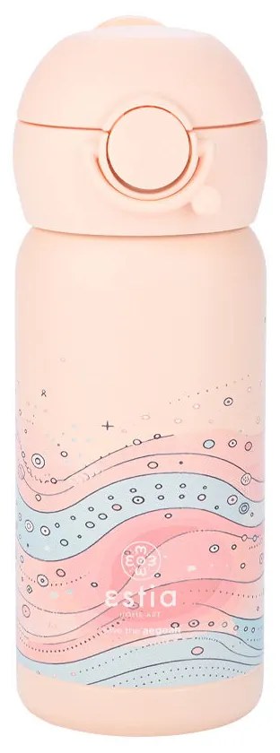 Θερμός Παιδικό Ανοξείδωτο Με Καλαμάκι Whimsy Wonders 350ml-7x7x18εκ. Estia 01-23492