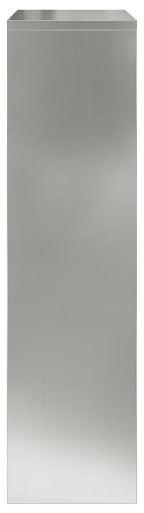 vidaXL Γραμματοκιβώτιο Πακέτων 44x22x82 εκ. Γαλβανισμένος Χάλυβας