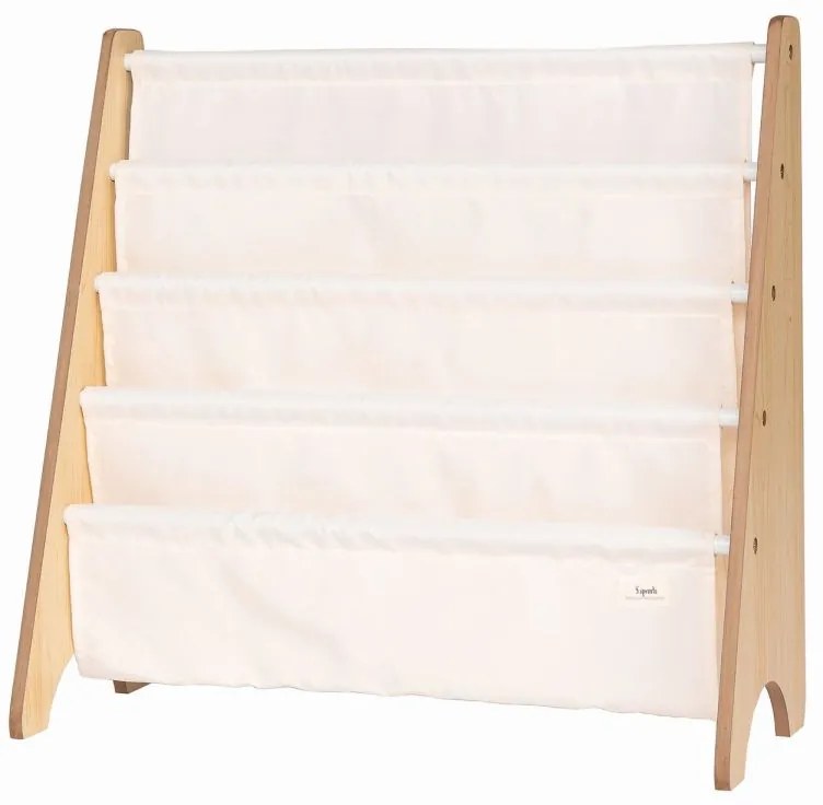 Βιβλιοθήκη 3SPROUTS από ανακυκλωμένο ύφασμα cream