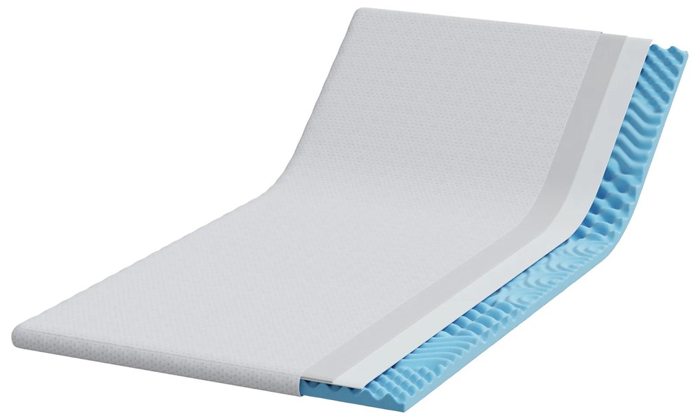 vidaXL Στρώματα Λευκό 90 x 190 cm 100% ύφασμα πολυεστέρα με τζακάρ
