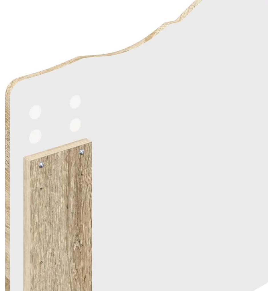 vidaXL Κεφαλάρι με κεφαλάρι Δρύς Sonoma 100 cm Επεξεργασμένο ξύλο