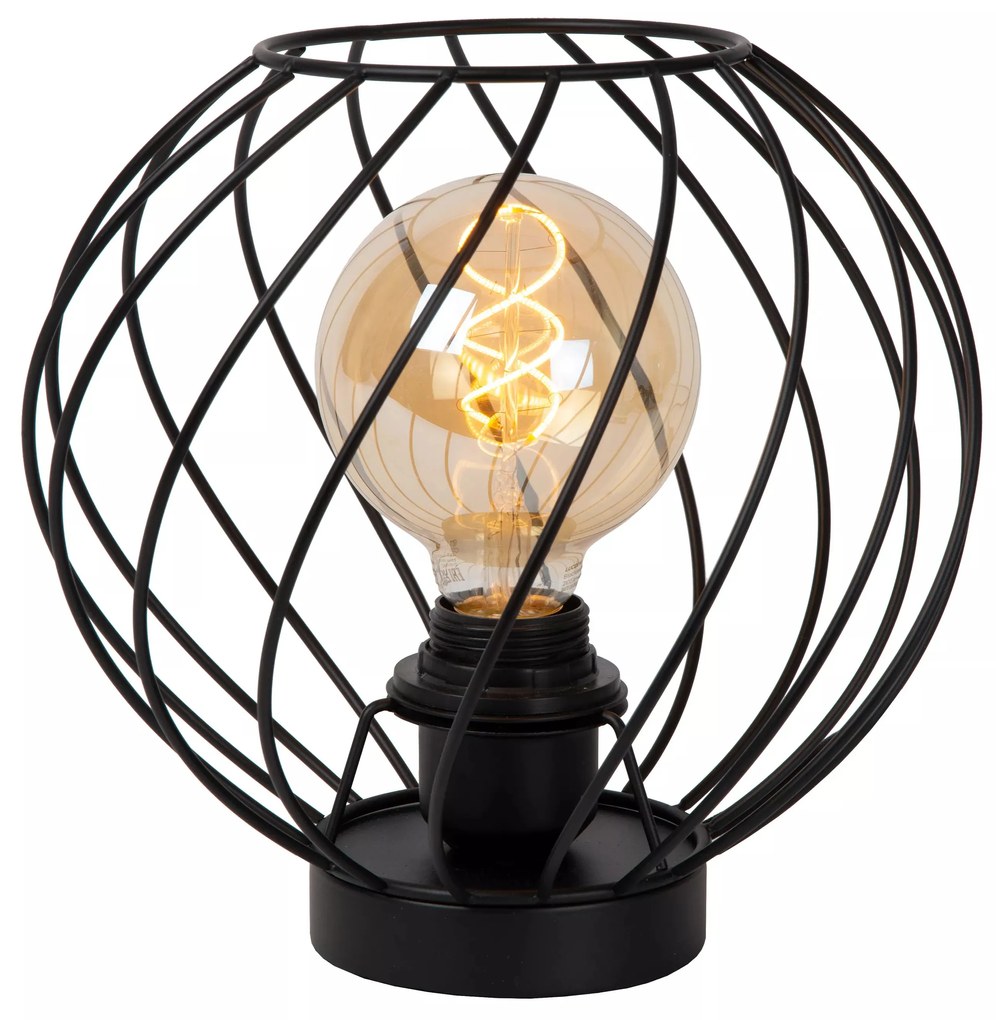 Φωτιστικό Επιτραπέζιο Lucide 21528-25-30 DANZA Μαύρο Ματ (Black Mat)