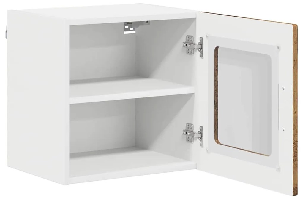 vidaXL Ντουλάπα Κουζίνας με ράφι 2 pcs Παλιό ξύλο 40 x 31 x 40 εκ.