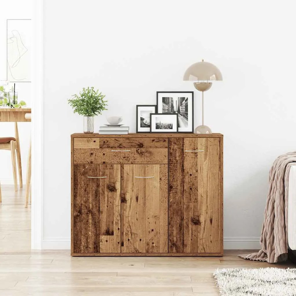 Sideboard Παλιό ξύλο 88x30x70 cm Ξύλο μηχανής - Καφέ