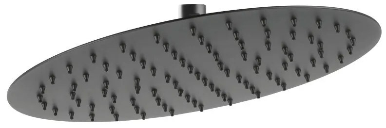 Ferro DSN07BL Slim Κεφαλή Εντοιχισμού Μαύρη Ματ ø30cm