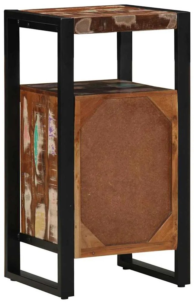 vidaXL Ντουλάπα Μπάνιου Καφέ 40 x 35 x 75 εκ Μασίφ ανακυκλωμένο ξύλο